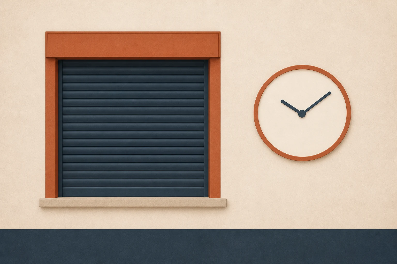 Illustrative Darstellung zum Ratgeberthema Rollladen-Zeitschaltuhr: Automatik sinnvoll einstellen